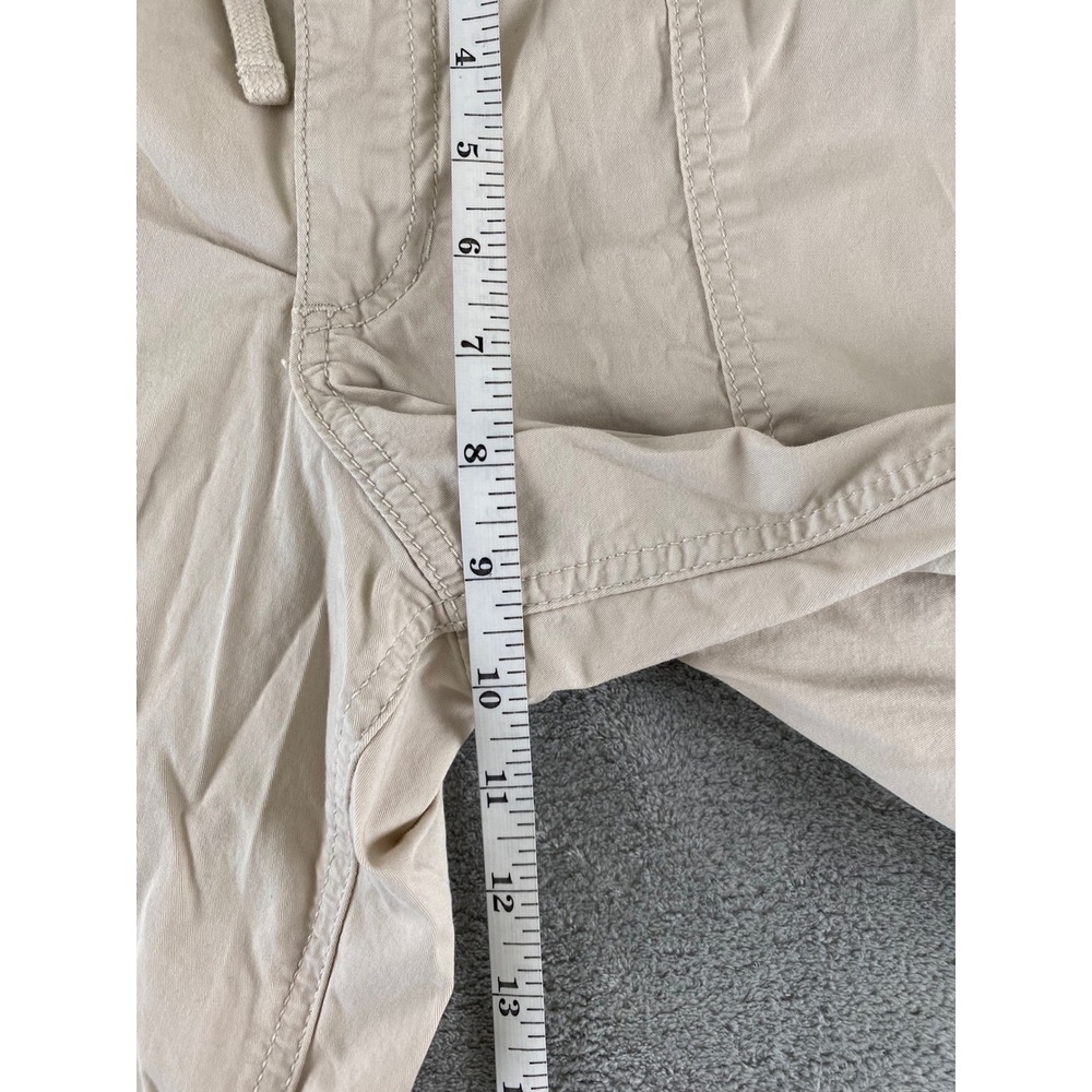 Hollister Low-Rise Super Baggy Pants Khaki Tan Wide Leg Women Medium Regular - Picture 14 of 16